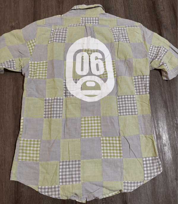 Baby Milo by BAPE OG 2006 Patchwork Button Down Shirt - Image 8